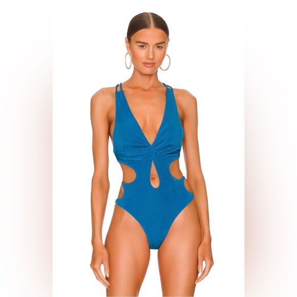 h:ours Other - H:ours Brianna bodysuit in blue
